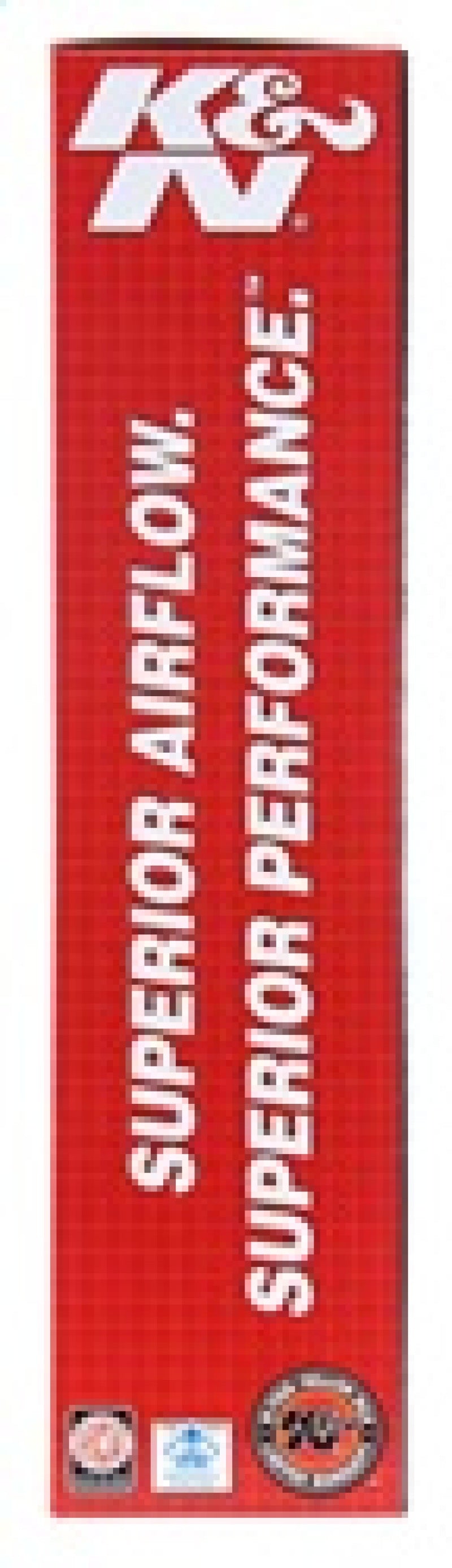 K&N Replacement Air Filter for 11-14 BMW M5/M6 4.4L V8 / 2015 M4/M3 3.0L I6  (2 per box) - 33-2488