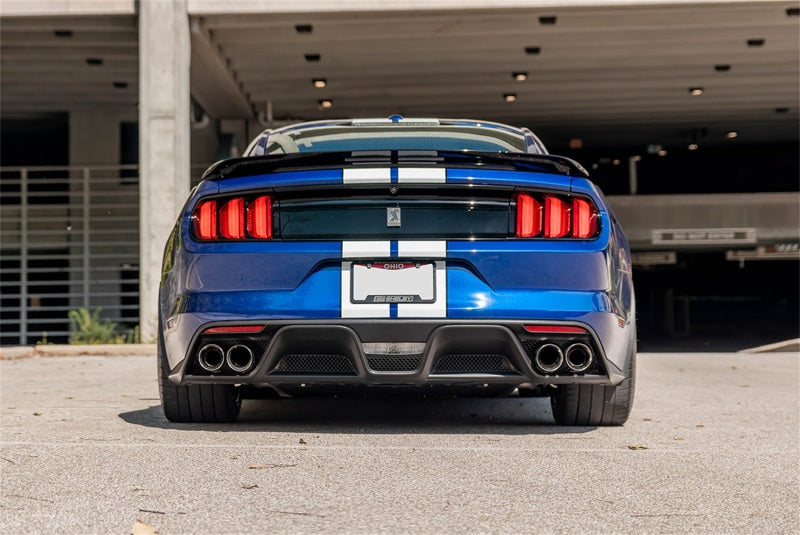 Corsa 2015-2020 Ford Mustang GT350/R 5.2L V8 Dual Rear Cat-Back- Stainless Dual Rear Exit - 21096