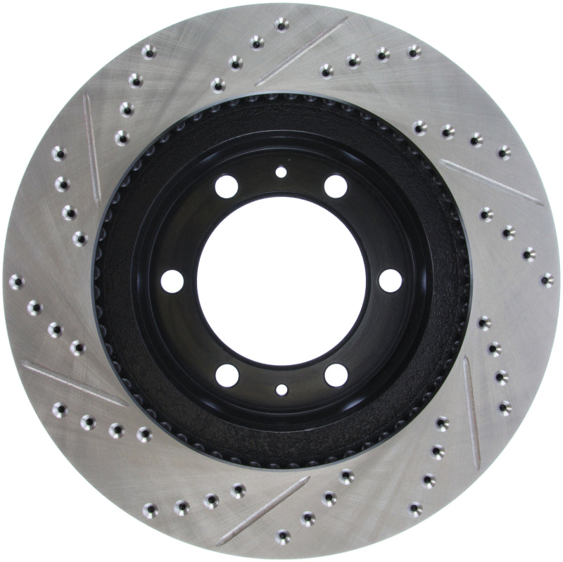 StopTech 07-08 Toyota FJ Cruiser / 05-08 Tacoma (6 lug) / 03-08 4 Runner (319mm disc) SportStop Slo - 127.44129L