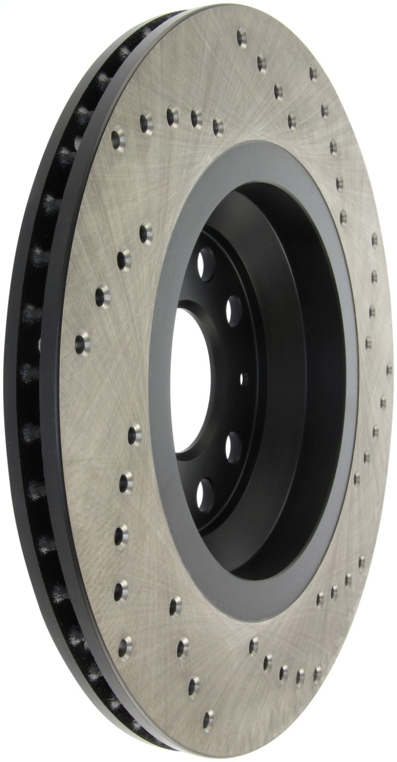 StopTech 09-13 VW CC 3.6L VR6 / 08-09 & 12 Golf R/Golf R32 Drilled Right Rear Rotor - 128.33113R