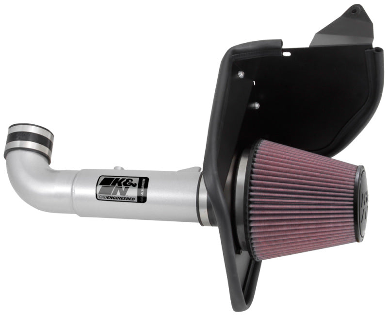 K&N 2012 Cadillac CTS 3.0L/3.6L Typhoon Performance Intake Kit - 69-4527TS for 2012-2014 Cadillac CTS - front view