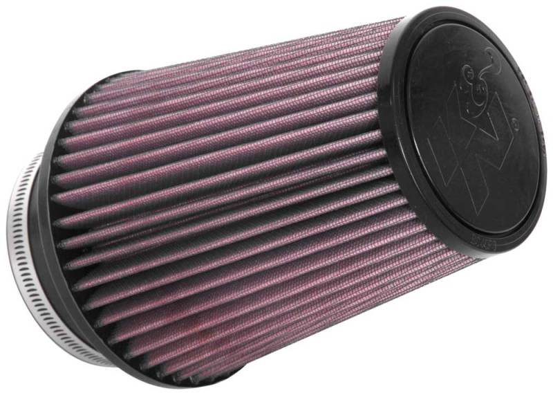 K&N Universal Clamp-On Air Filter 4in FLG / 6in B / 4in T / 7in H - RU-4680 for 1994-2002 Dodge Ram 2500 - front view