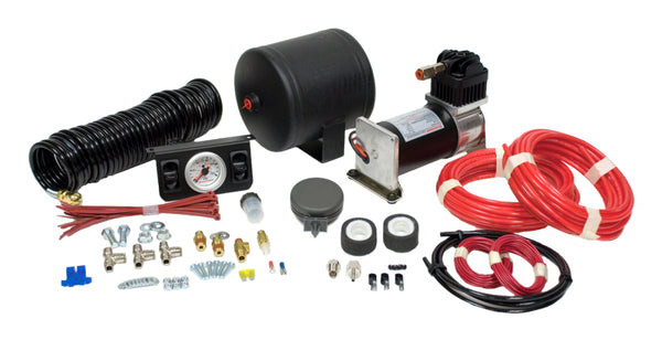Firestone Air-Rite Air Command II Heavy Duty Air Compressor Kit w/Dual Pneumatic Gauge (WR17602168) for 2007-2015 Volkswagen 