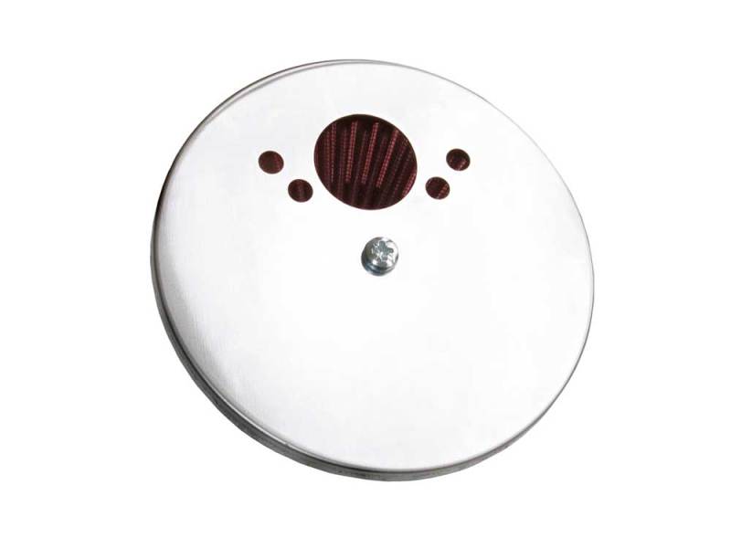 K&N Custom Racing Assembly - Round Tapered - Red 1.656in Neck Flange - 2.25in Over Height - 56-9327 by K&N Engineering - inst