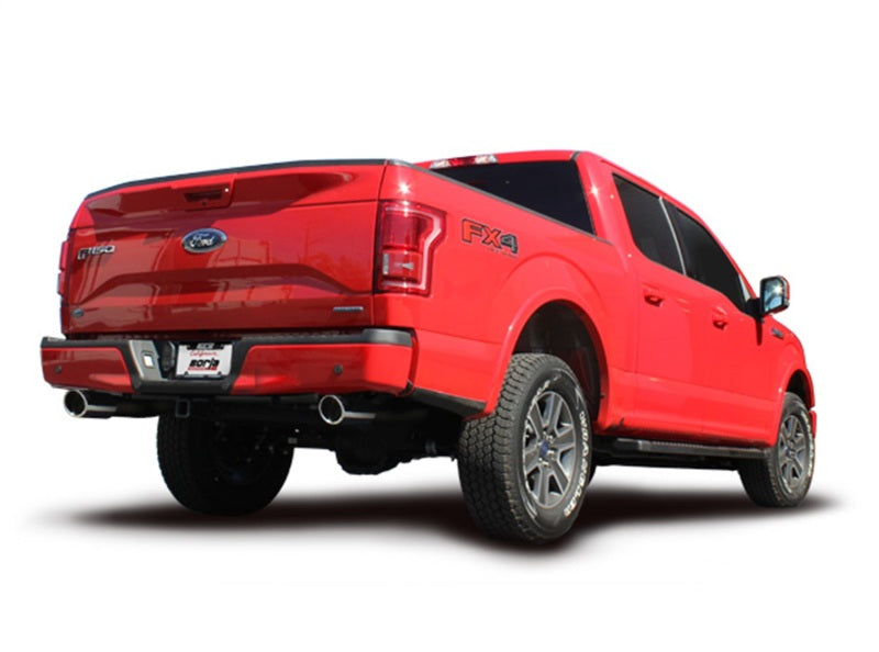 Borla 15-16 Ford F-150 3.5L EcoBoost Ext. Cab Std. Bed Catback Exhaust S-Type Single Split Rear Exit - 140615