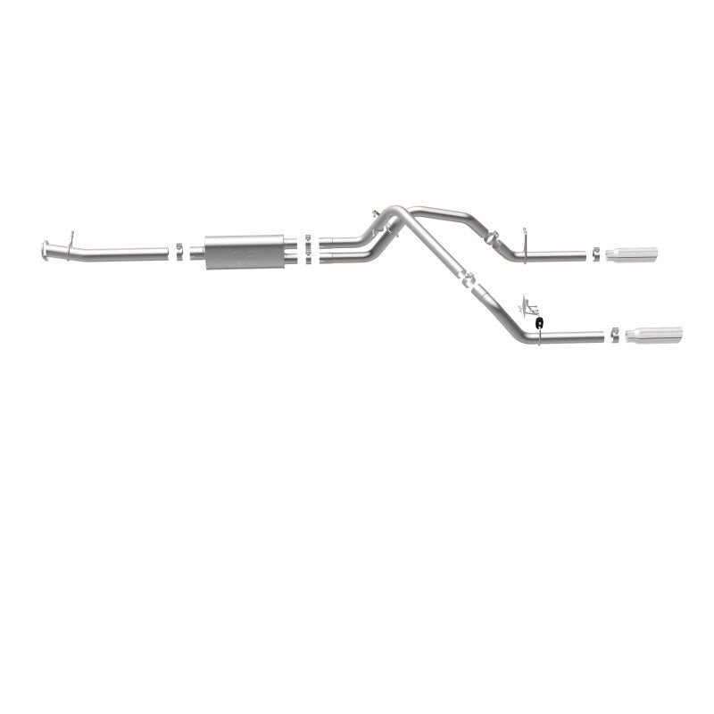MagnaFlow Stainless Cat-Back Exhaust 2015 Chevy Colorado/GMC Canyon Dual Split Rear Exit 3.5in - 19019