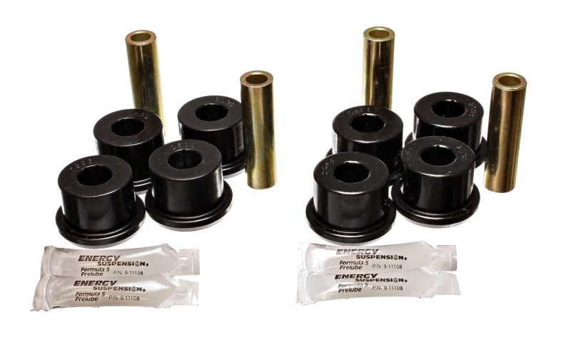 Energy Suspension 04-06 Pontiac GTO Black Rear End Control Arm Bushing Set - 3.3188G for 2004-2006 Pontiac GTO - angle view