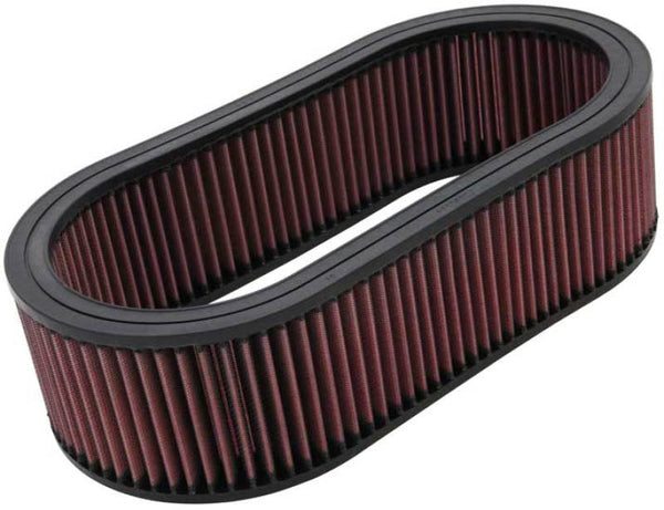 K&N Custom Oval Air Filter 7.75in OW X 14.625in OL x 4in H - E-3514 by K&N Engineering - front view