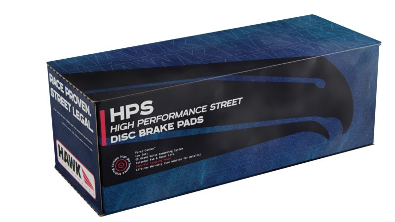 Hawk 03-05 Miata w/ Sport Suspension HPS Street Rear Brake Pads (D1002) - HB468F.492 for 2004-2005 Mazda Miata - side view