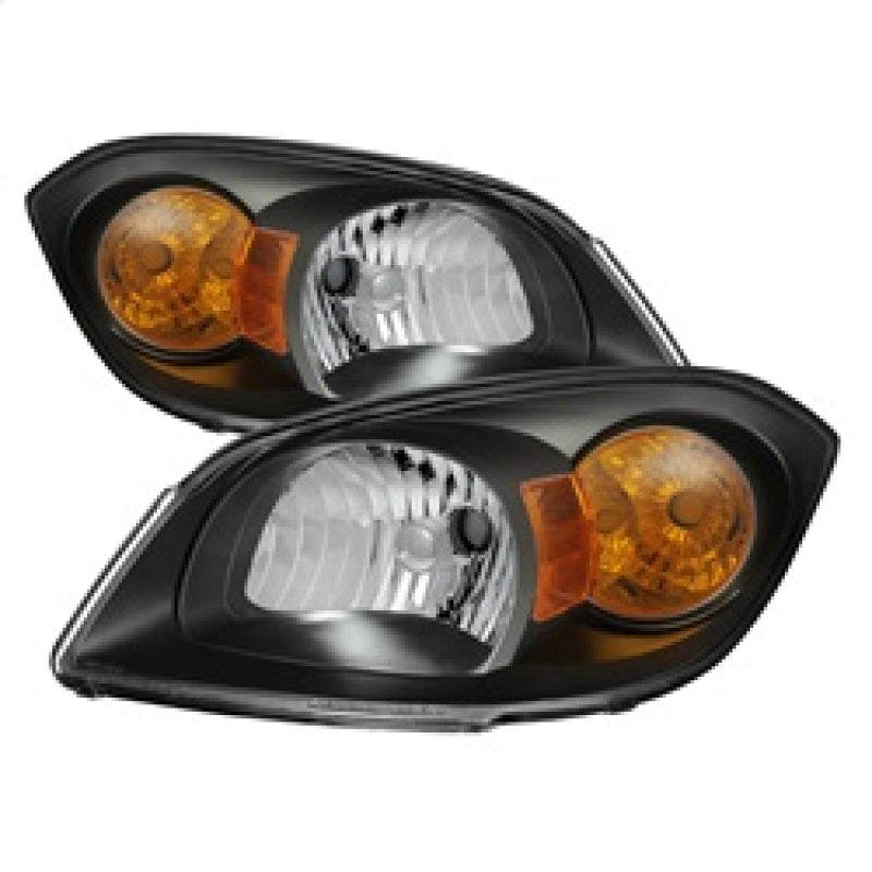 Xtune Chevy Cobalt 05-10 Crystal Headlights Black HD-JH-CCOB05-AM-BK - 5079794