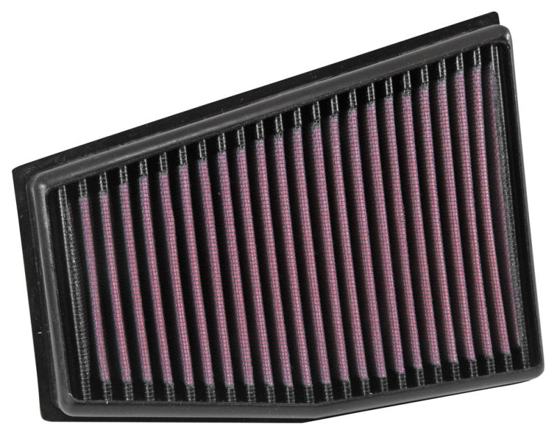 K&N Replacement Air Filter for 13-15 Audi RS5 V8 4.2L - Right - 33-3032 for 2013-2015 Audi RS5 - angle view