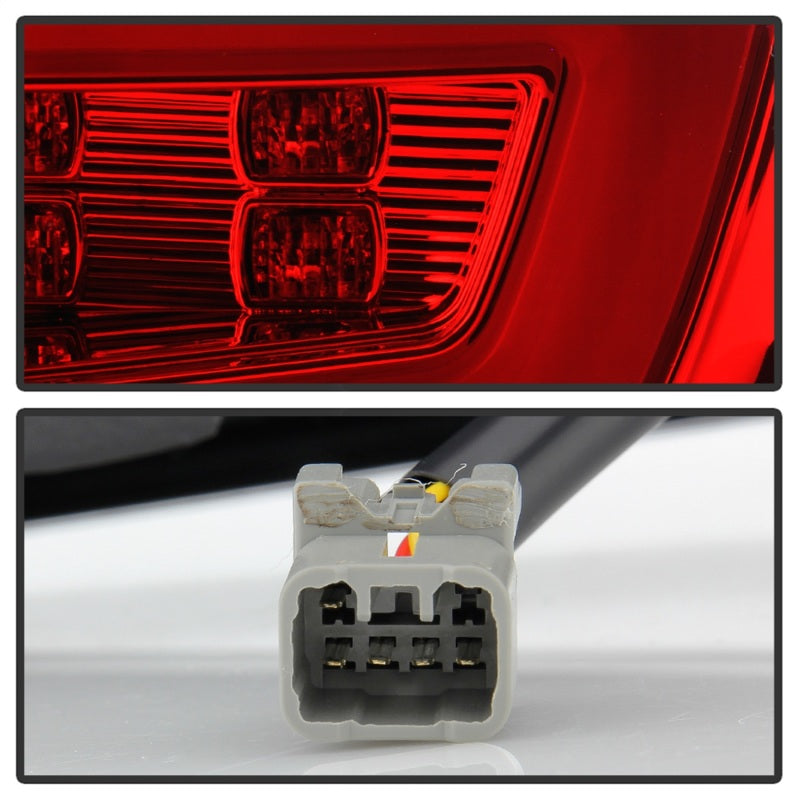Spyder 08-11 Subaru Impreza WRX 4DR LED Tail Lights - Red Clear ALT-YD-SI084D-LED-RC - 5087973