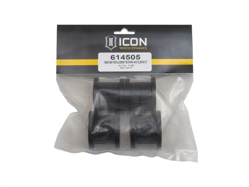 ICON 78600 / 78601 Replacement Bushing &amp; Sleeve Kit - 614505
