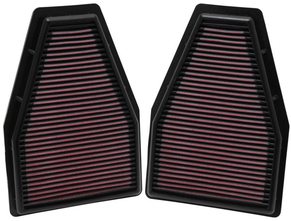 K&N Replacement Air Filter 12-13 Porsche 911 3.4L / 12 911 3.8L / 13 911 3.6L / 13 911 Carrera 3.8L - 33-2484 for 2012-2016 P