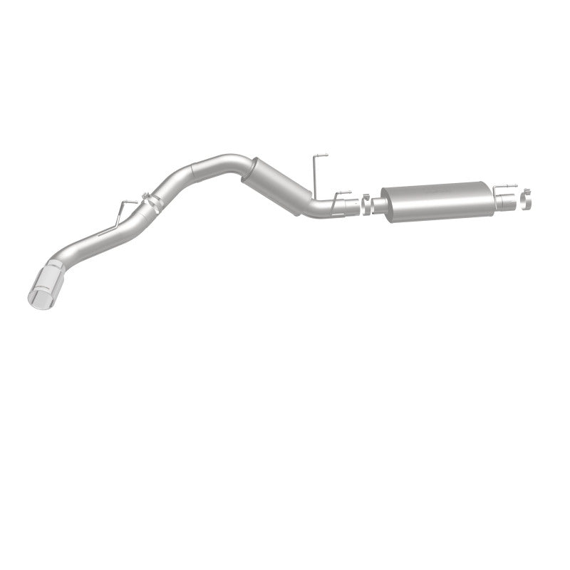 MagnaFlow Cat-Back, SS, 4in, Single Pass Side Rear Exit 5in Tip 14-15 Ram 2500 6.4L V8 CC LB/MC SB - 19200