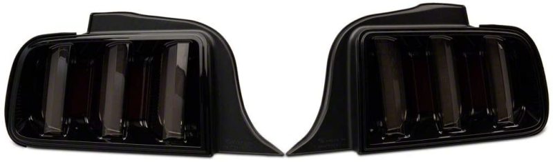 Raxiom 05-09 Ford Mustang Vector V2 LED Tail Lights- Black Housing (Smoked Lens) - 408588