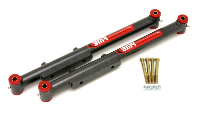 BMR 91-96 B-Body Non-Adj. Extended Length Lower Control Arms (Polyurethane) - Black Hammertone - TCA007H by BMR Suspension