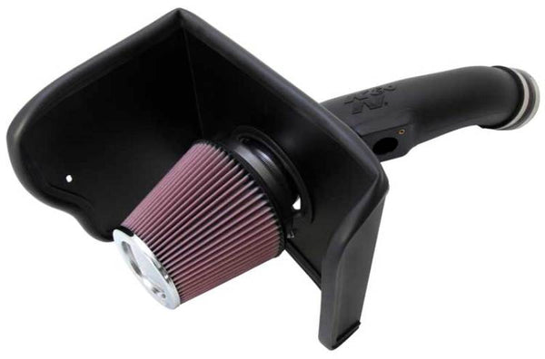 K&N 10-11 Toyota Tundra 4.6L V8 Aircharger Performance Intake - 63-9035 for 2010-2019 Toyota Tundra - front view
