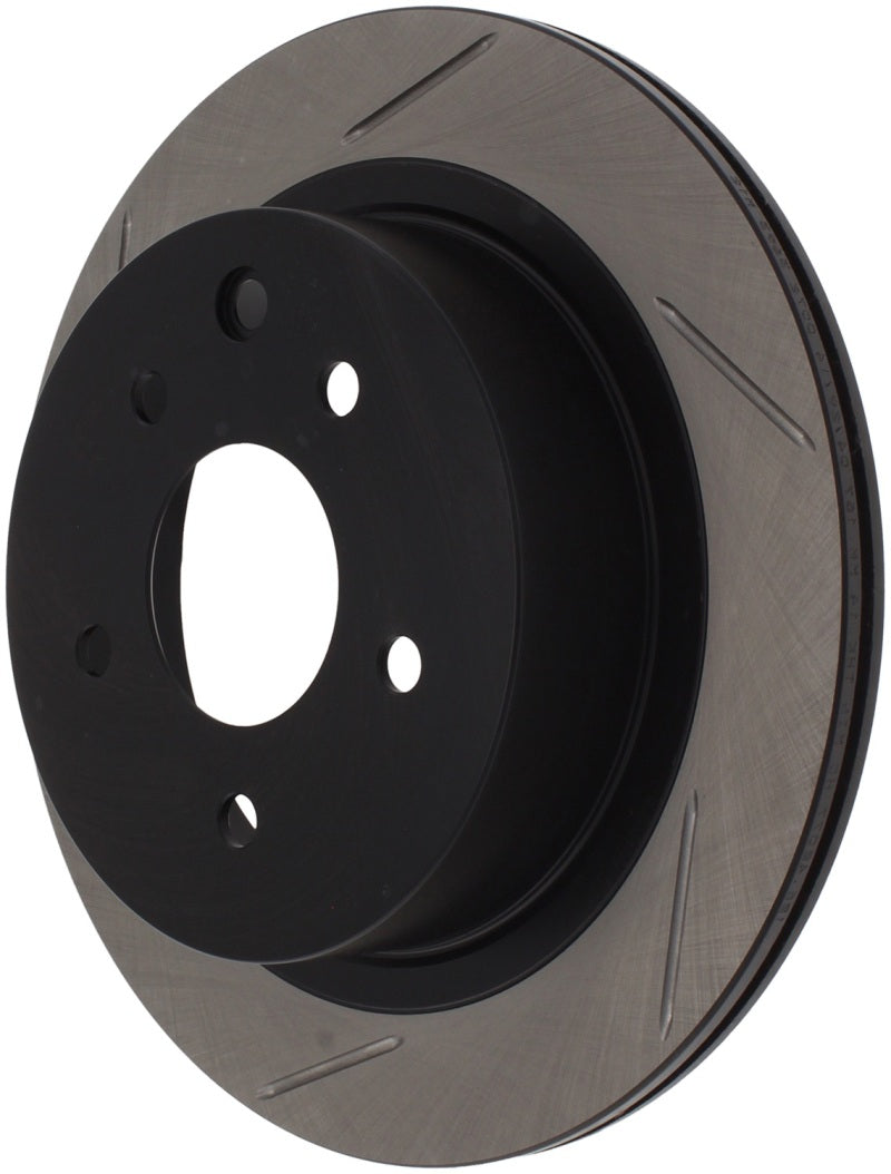 StopTech Power Slot 03-05 350Z / 03-04 G35 / 03-05 G35X SportStop Slotted Rear Right Rotor - 126.42077SR for 2008-2022 Nissan