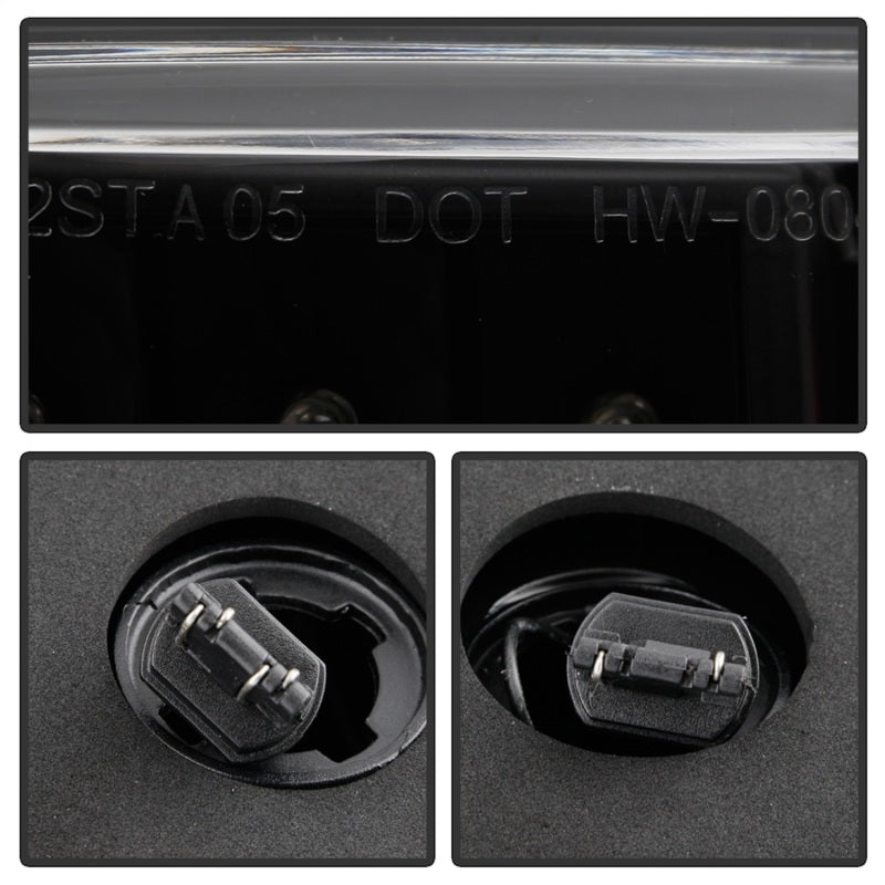 Xtune Scion Xb 08-10 LED Tail Lights Black ALT-ON-TSXB08-LED-BK - 5013156