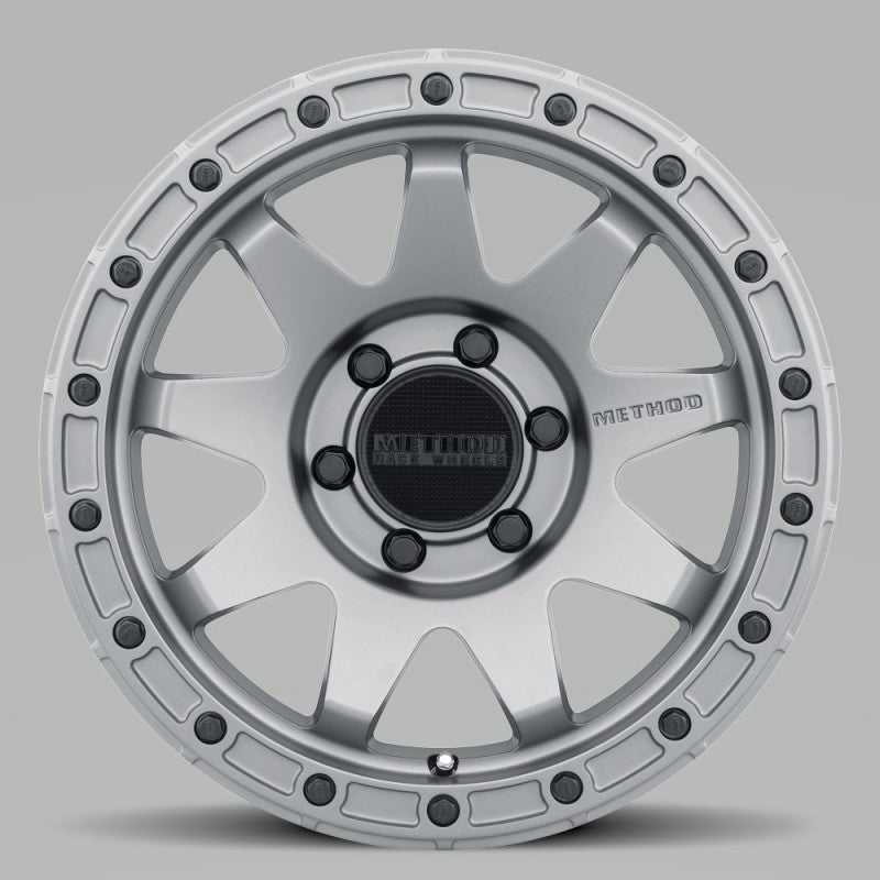 Method MR317 18x9 +3mm Offset 6x5.5 106.25mm CB Matte Titanium Wheel - MR31789060803