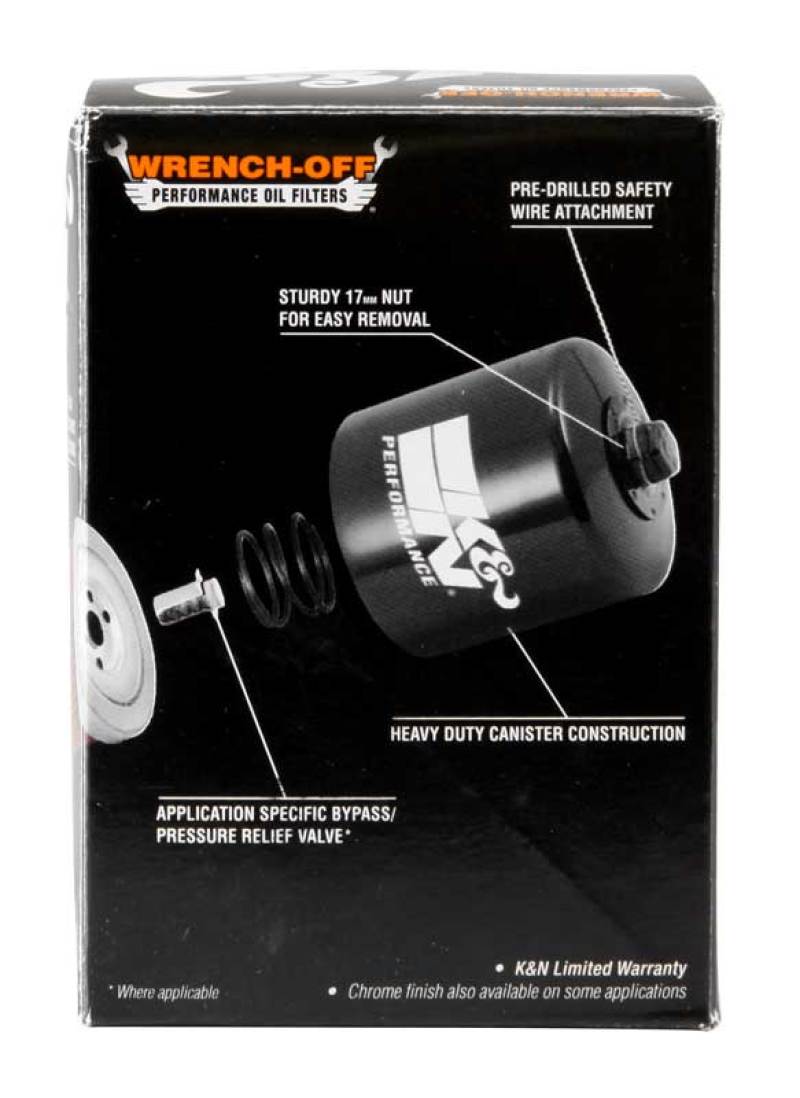 K&N Arctic Cat 2.688in OD x 3.344in H Oil Filter - KN-621