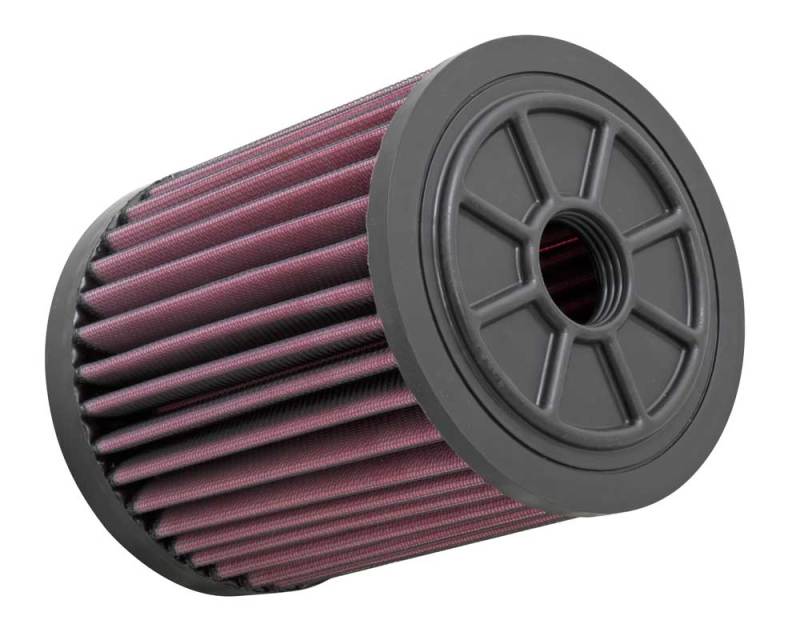 K&N Replacement Air Filter - Round 11-13 Audi A6/A6 Quattro / 12-13 A7/A7 Quattro - E-1983 for 2005-2018 Audi A6 - front view