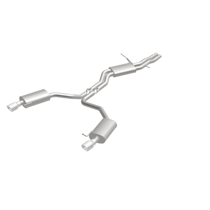MagnaFlow Sys C/B 12-15 Audi A6 / A7 3.0L V6 SS 2.5in Dual Split Rear Ext 4in Tips - 19159