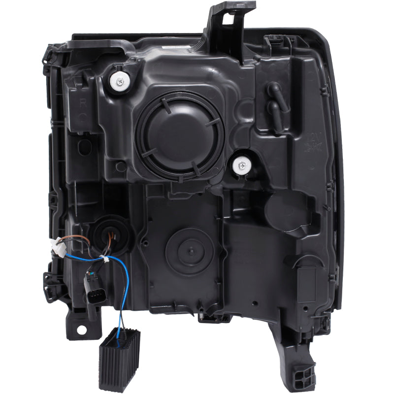 ANZO 16-17 Chevy Silverado 1500 Prjctr. Headlight Plank Styl. w/Amber (Only Work w/HID Equip. Truck) - 111373