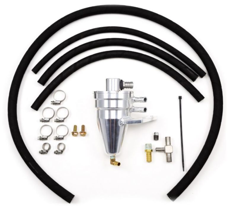 Killer B FA20 WRX Air/Oil Separator w/ Plumbing - FA-MV3S-C