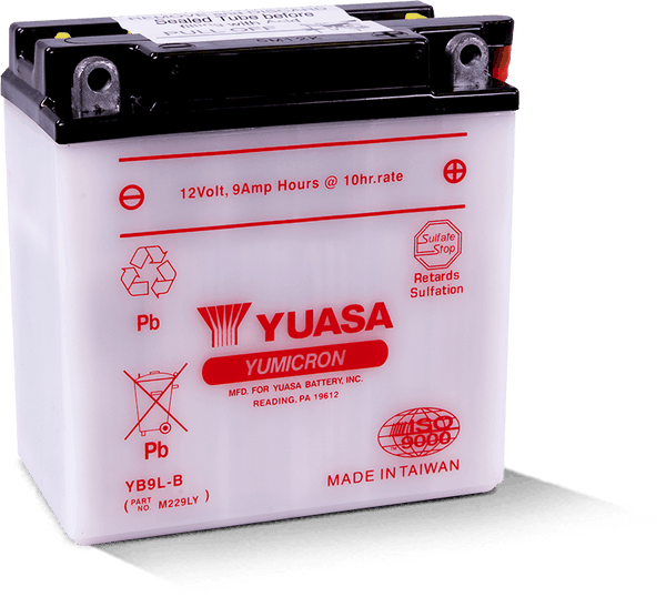 Yuasa YB9L-B Yumicron 12 Volt Battery - YUAM229LY by Yuasa Battery