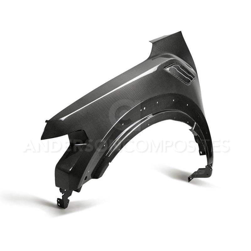 Anderson Composites 17-18 Ford Raptor Type-OE Carbon Fiber Fenders w/ Vents - AC-FF17FDRA