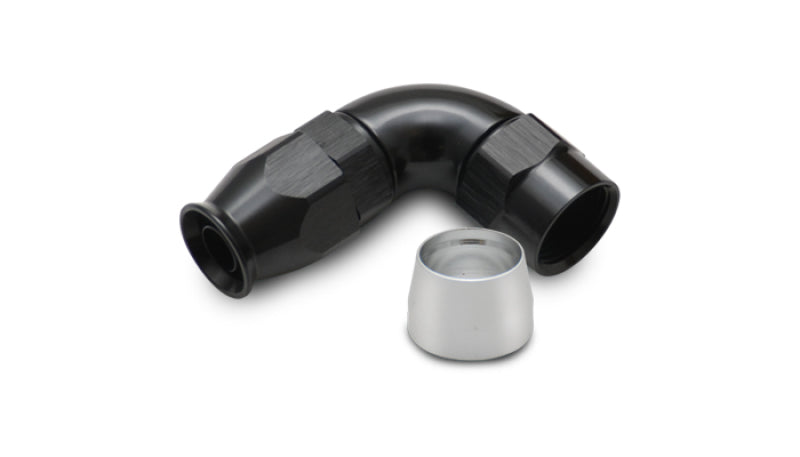 Vibrant -6AN 90 Degree Elbow Hose End Fitting for PTFE Lined Hose - 28906