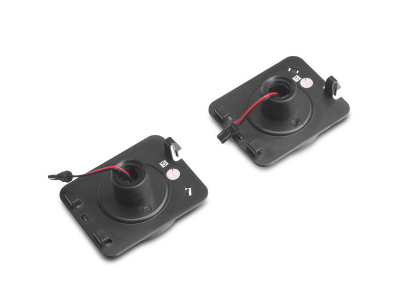 Raxiom 07-18 Jeep Wrangler JK Axial Series LED Side Marker Lights (Smoked) - J119945