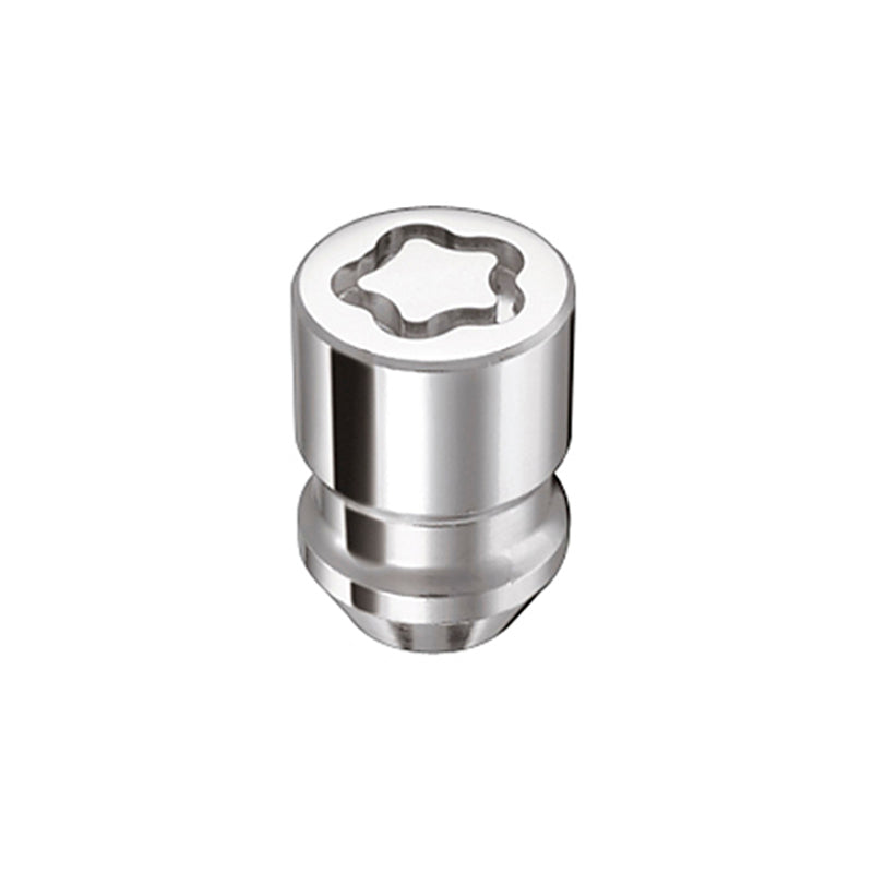 McGard Wheel Lock Nut Set - 4pk. (Cone Seat) M12X1.5 / 19mm &amp; 21mm Dual Hex / 1.28in. L - Chrome - 24157