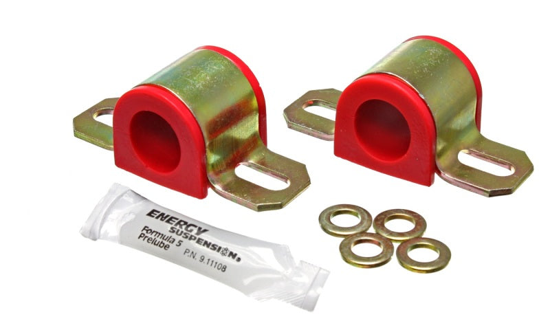 Energy Suspension Universal Red 21mm Non-Greaseable Sway Bar Bushing Set - 9.5125R by Energy Suspension - front view