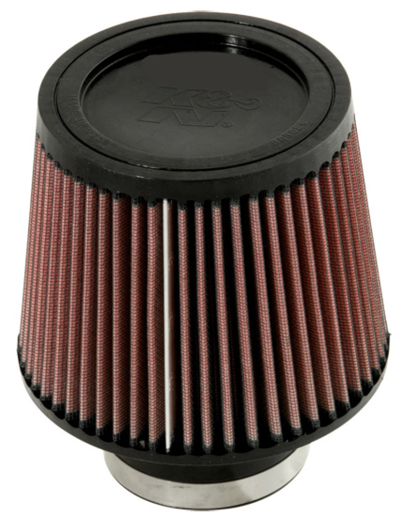 K&N Universal Rubber Filter-Round Tapered 3in Flange ID x 6in Base OD x 6in Top OD x 5in H - RU-5176 for 2015-2017 BMW X1 - f