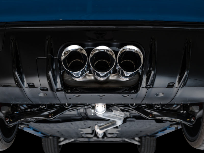 AWE Tuning 2023 Honda Civic Type R FL5 Touring Edition Exhaust w/ Triple Chrome Silver Tips - 3015-52287