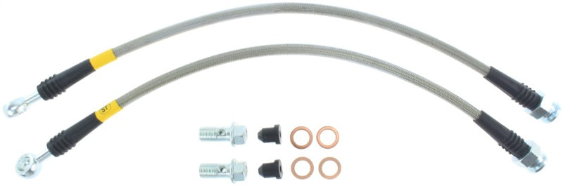StopTech Mazda Miata NA 1.6 Stainless Steel Front Brake Lines - 950.45008