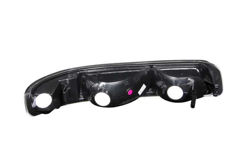 ANZO 1999-2002 Chevrolet Silverado 1500 Euro Parking Lights Black w/ Amber Reflector - 511065
