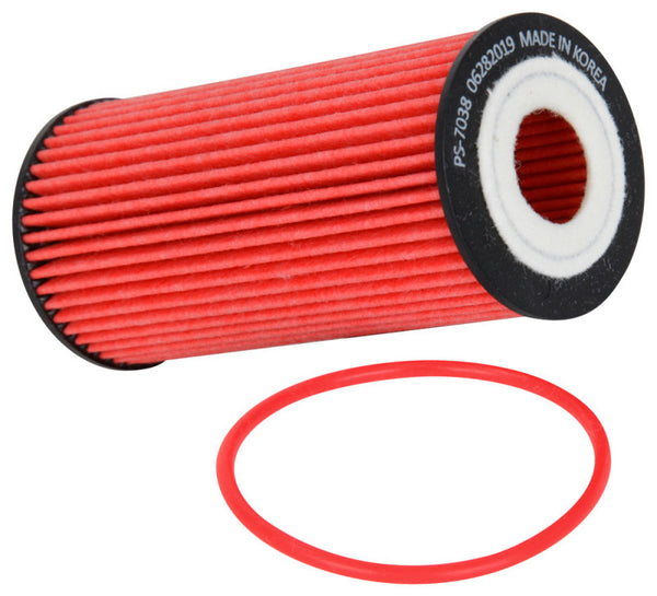 K&N Performance Oil Filter for 2019 Audi A3 2.0L - HP-7038 for 2013-2021 Volkswagen Jetta - front view