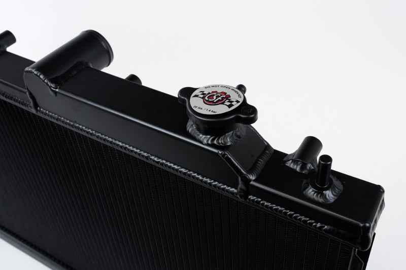 CSF 08-15 Subaru Impreza WRX/STI 1-Row 31mm High-Performance Aluminum Radiator - Black - 7094B