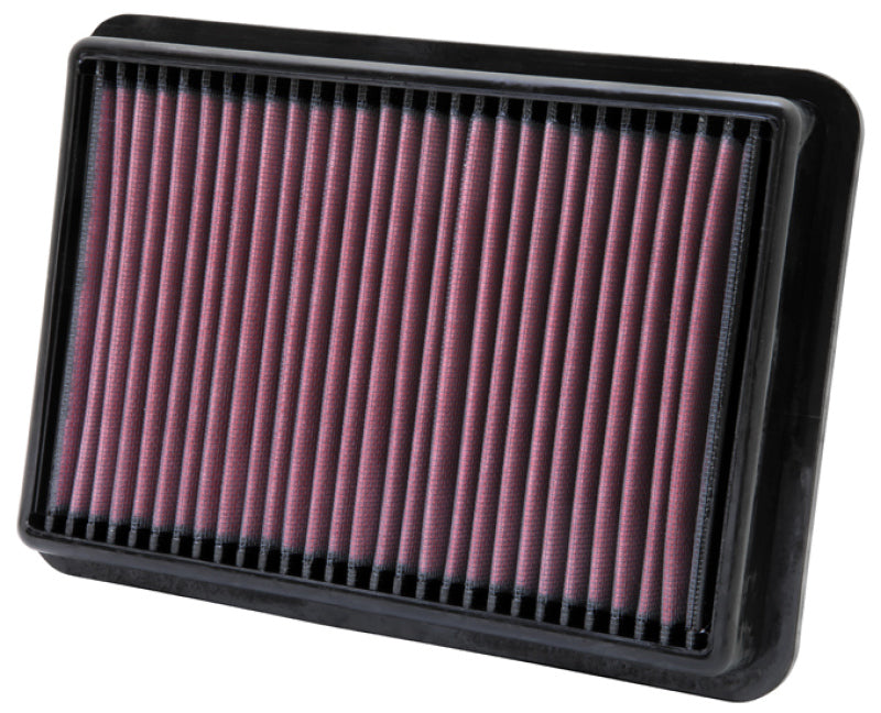 K&N 05-11 Nissan Navara 2.5L L4 10.5in OS Length/7.438in OS Width/1.438in H Replacement Air Filter - 33-2980 by K&N Engineeri