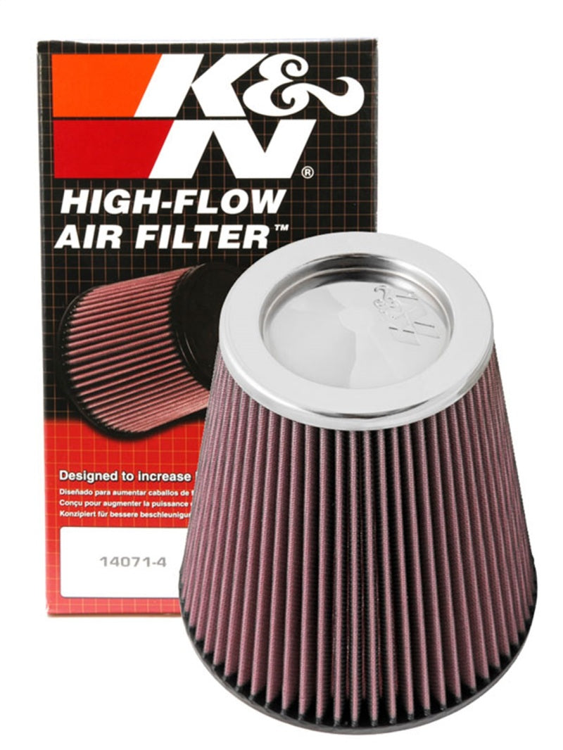 K&amp;N Round Tapered Universal Air Filter 6 inch Flange 7 1/2 inch Base 5 inch Top 7 1/2 inch Height - RF-1041