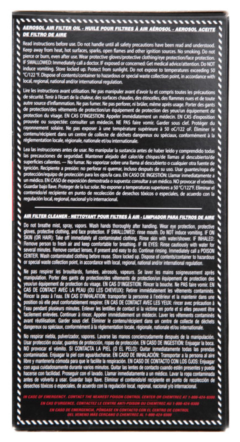K&amp;N Aerosol Oil Recharger Service Kit - 99-5000