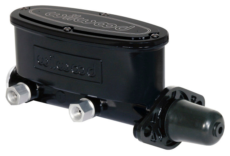 Wilwood High Volume Tandem Master Cylinder - 1 1/8in Bore Black - 260-8556-BK by Wilwood