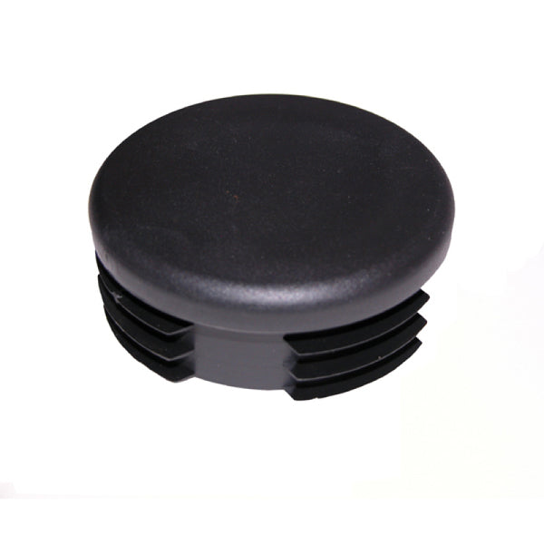 Rugged Ridge 3in Plastic Tube Bumper End Cap - 11525.01 for 1987-2018 Jeep Wrangler - front view