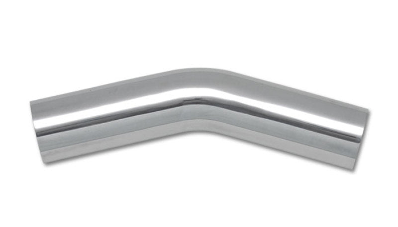 Vibrant 4in O.D. Universal Aluminum Tubing (30 degree Bend) - Polished - 2813