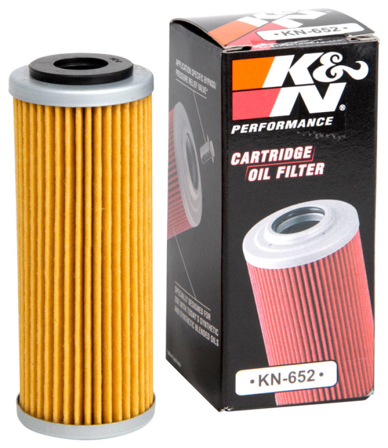K&amp;N 1.313in OD x 3.438in H Oil Filter - KN-652