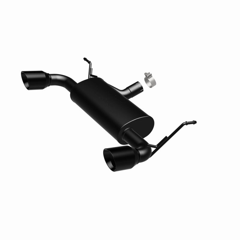 MagnaFlow 07-17 Jeep Wrangler JK 3.8/3.6L Dual Split Rear Exit Black Axle-Back Exhaust - 15160